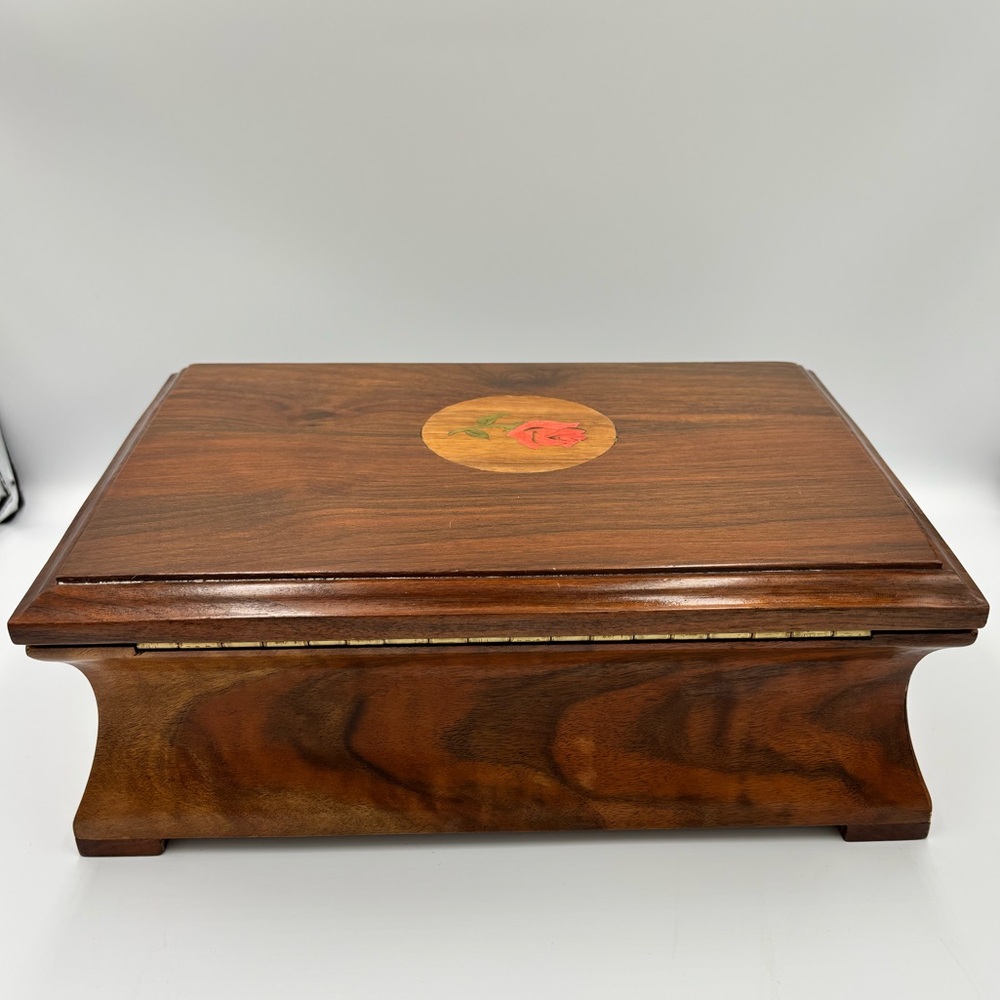 Oregon Walnut Handcrafted 1995 By Don Robisore. One of a kind handcrafted piece.